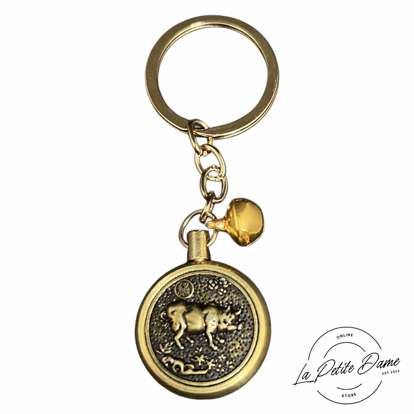 Chinese animal zodiac lucky key chains