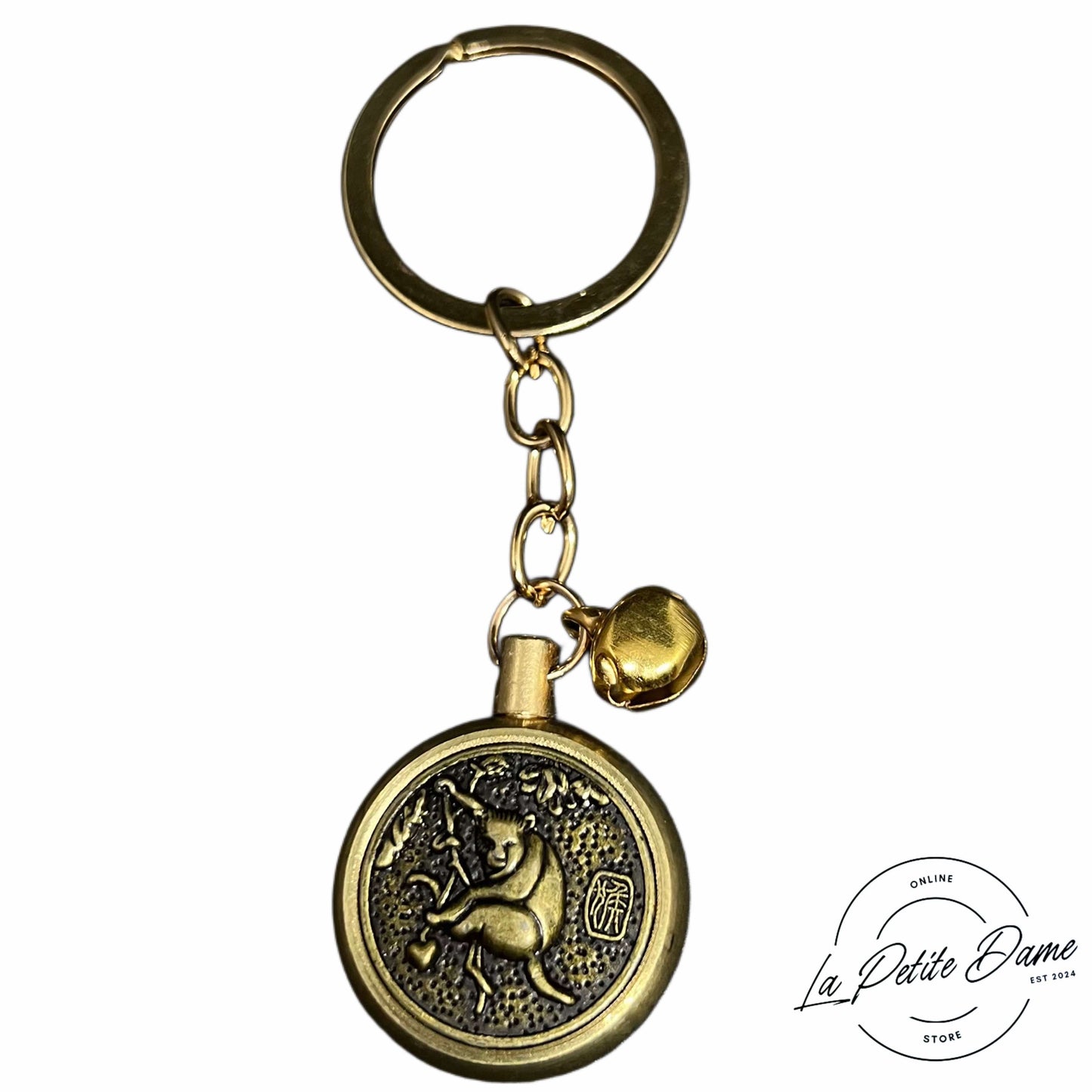 Chinese animal zodiac lucky key chains