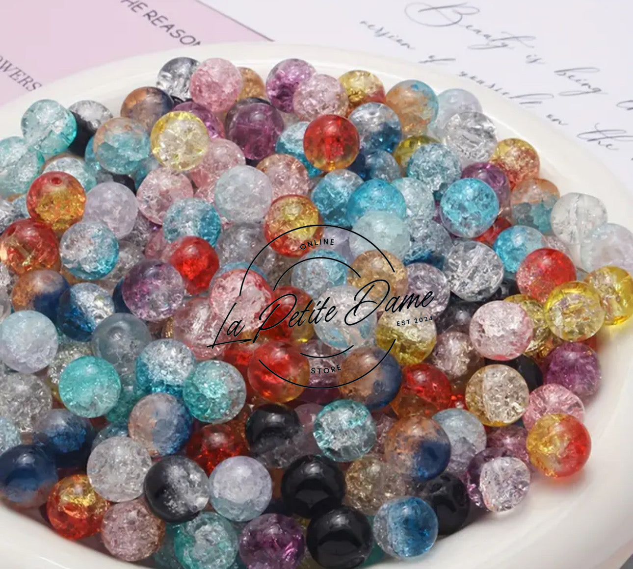 Perles en Verre/Acrylic DIY OUVERTURE EN LIVE