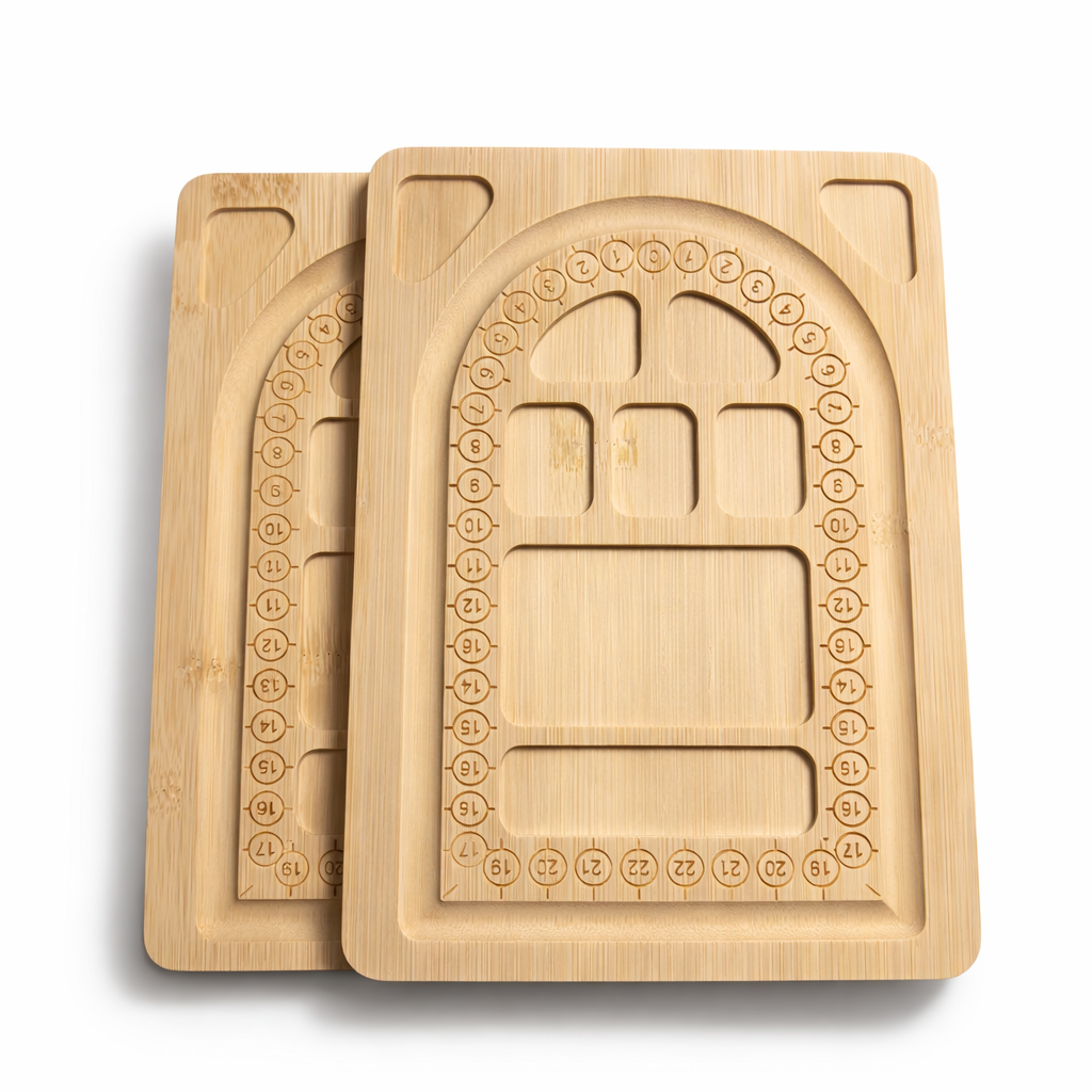 Plateau de Perles en Bois