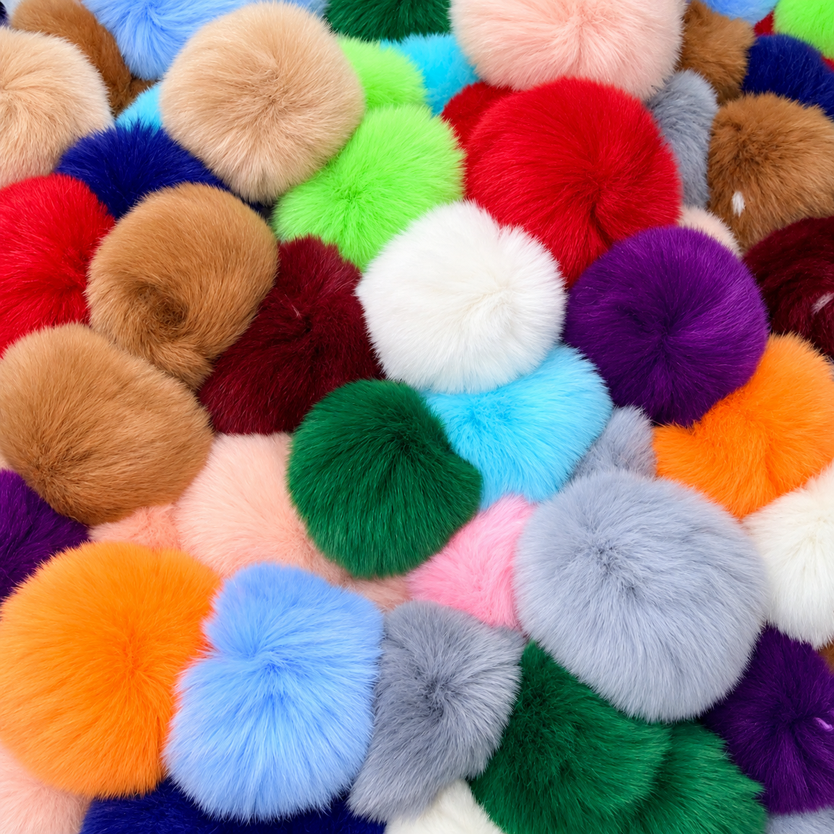 Mix Pom-poms 5,5cm 25Pcs