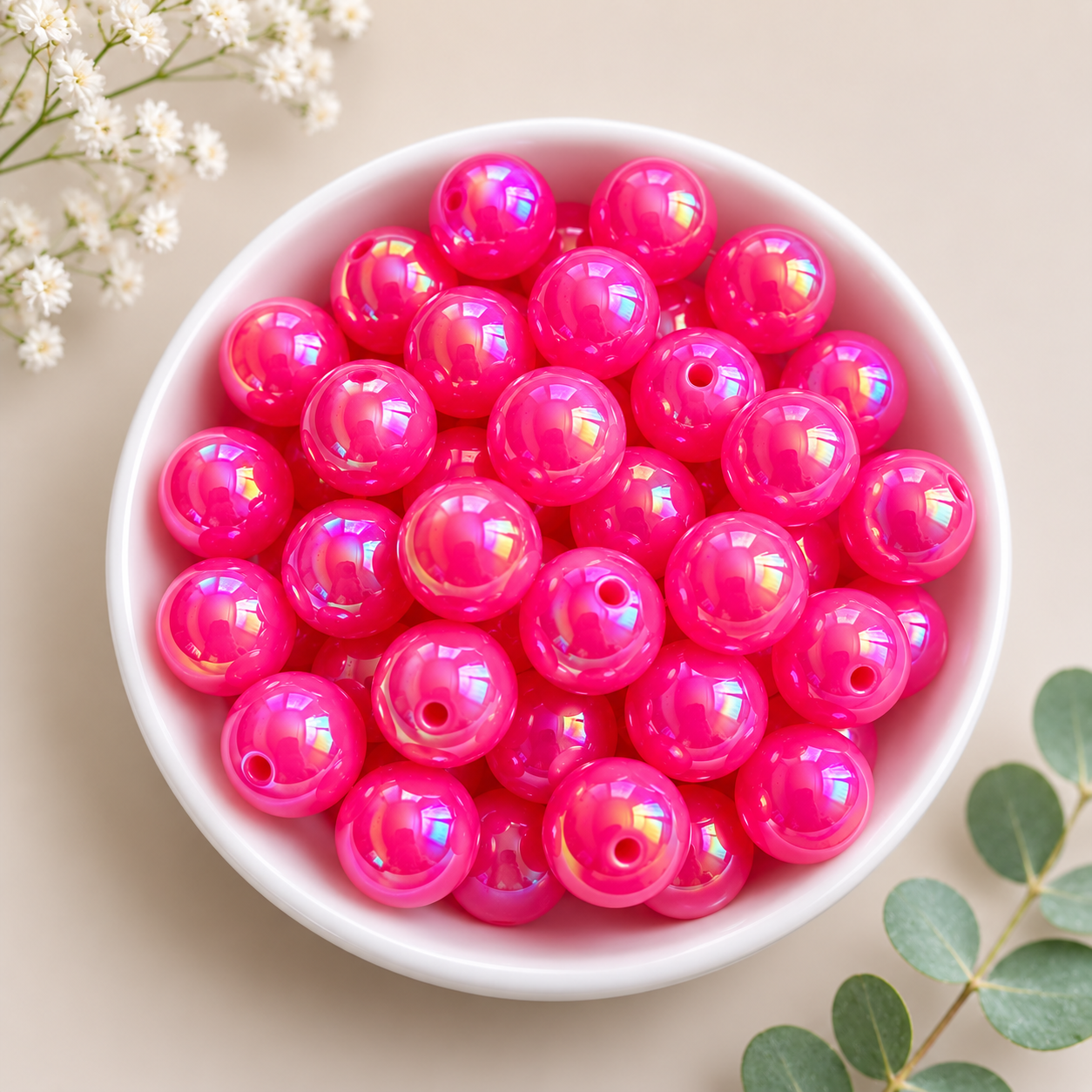 Perles Acrylique UV 16mm