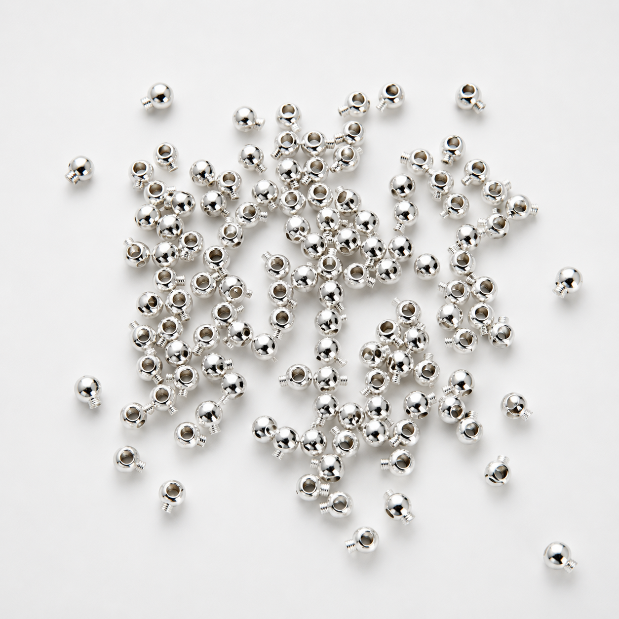 Perles à écraser (lollipop) 4mm
