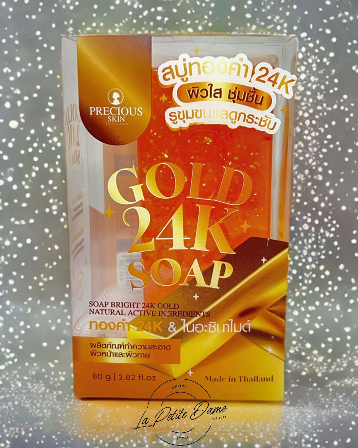 Precious Skin Thailand 24K Gold body soap 80g