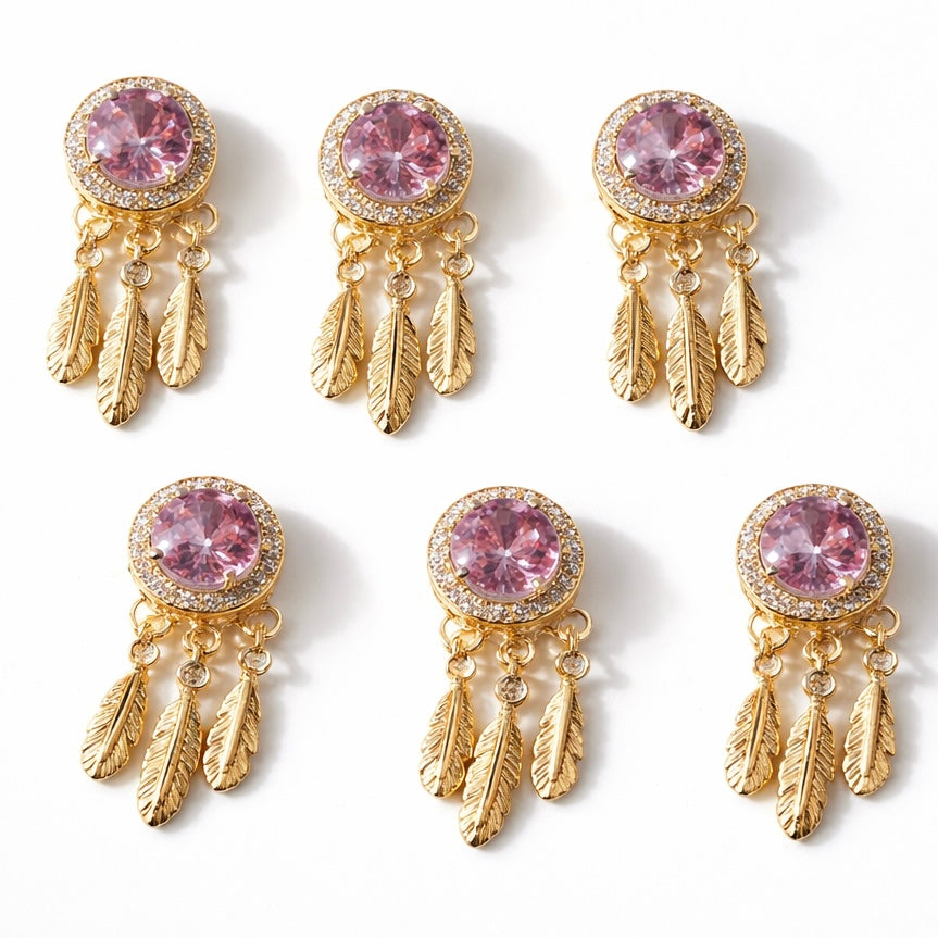 High Quality Spacer/Pendant-Zircon Diamond