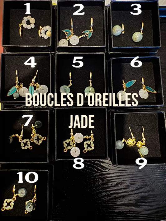 Boucles d’oreilles Jade