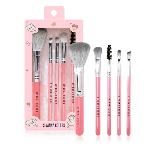 SIVANNA COLORS MAKEUP BRUSH 5 PIECES