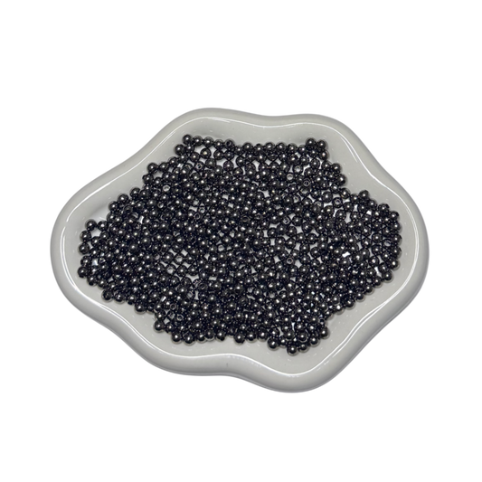 Mix de Perles d’espacement rond-NOIR