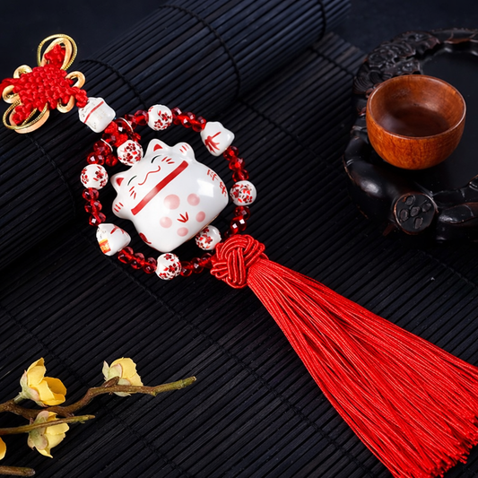 Suspension Porte-Bonheur Chat