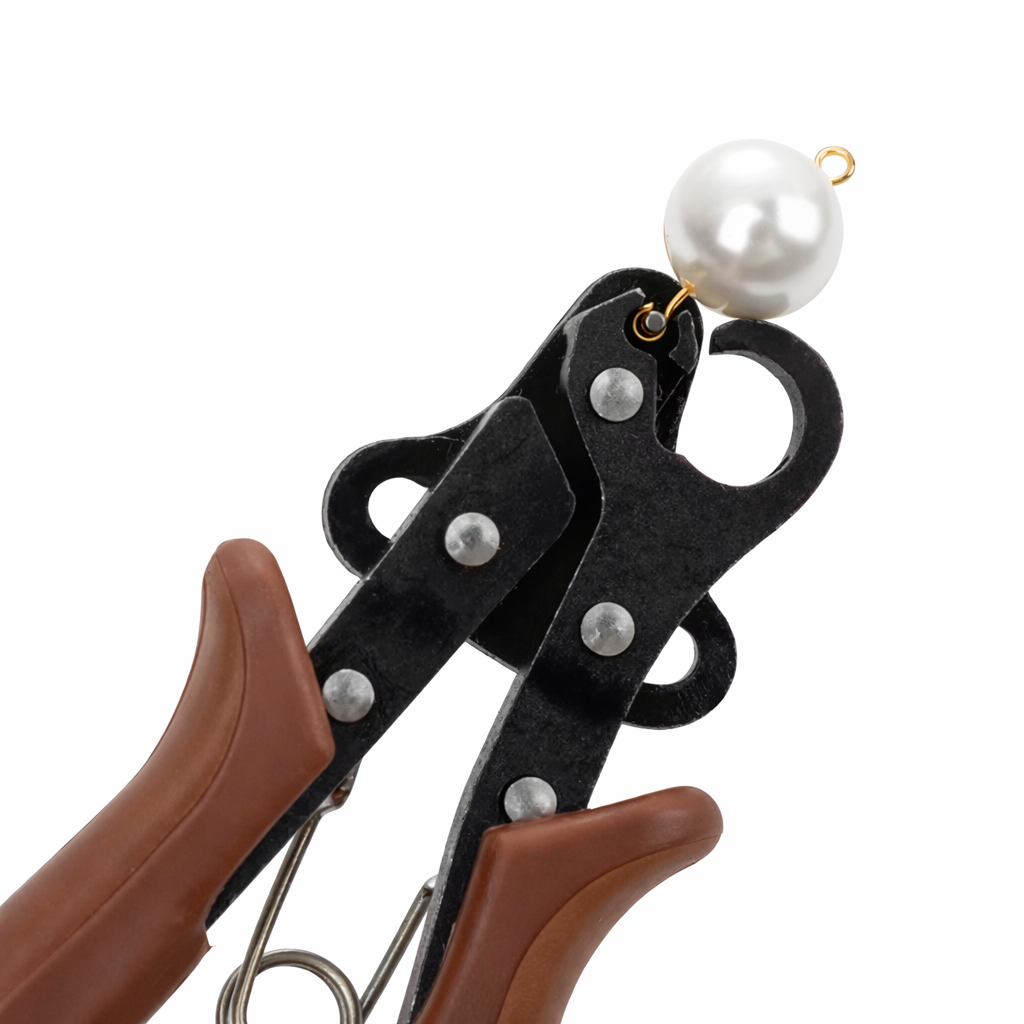 Pince à boucler en forme de 9 aiguilles pour enrouler le fil d’argent et de cuivre