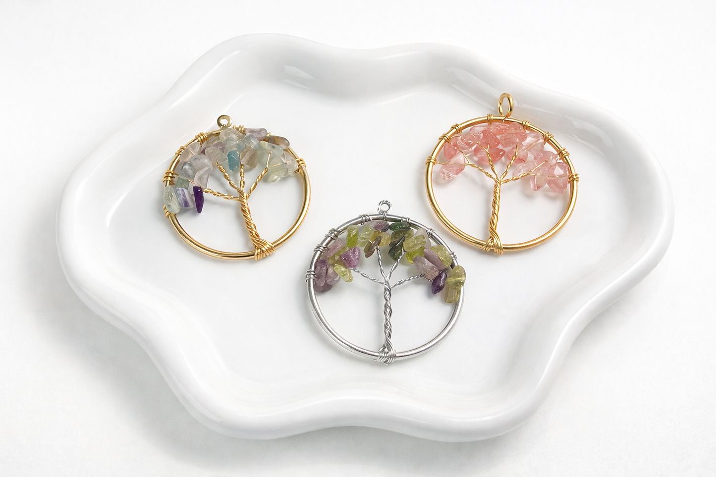 Arbre de Vie - Pendentif Pierre Naturelle