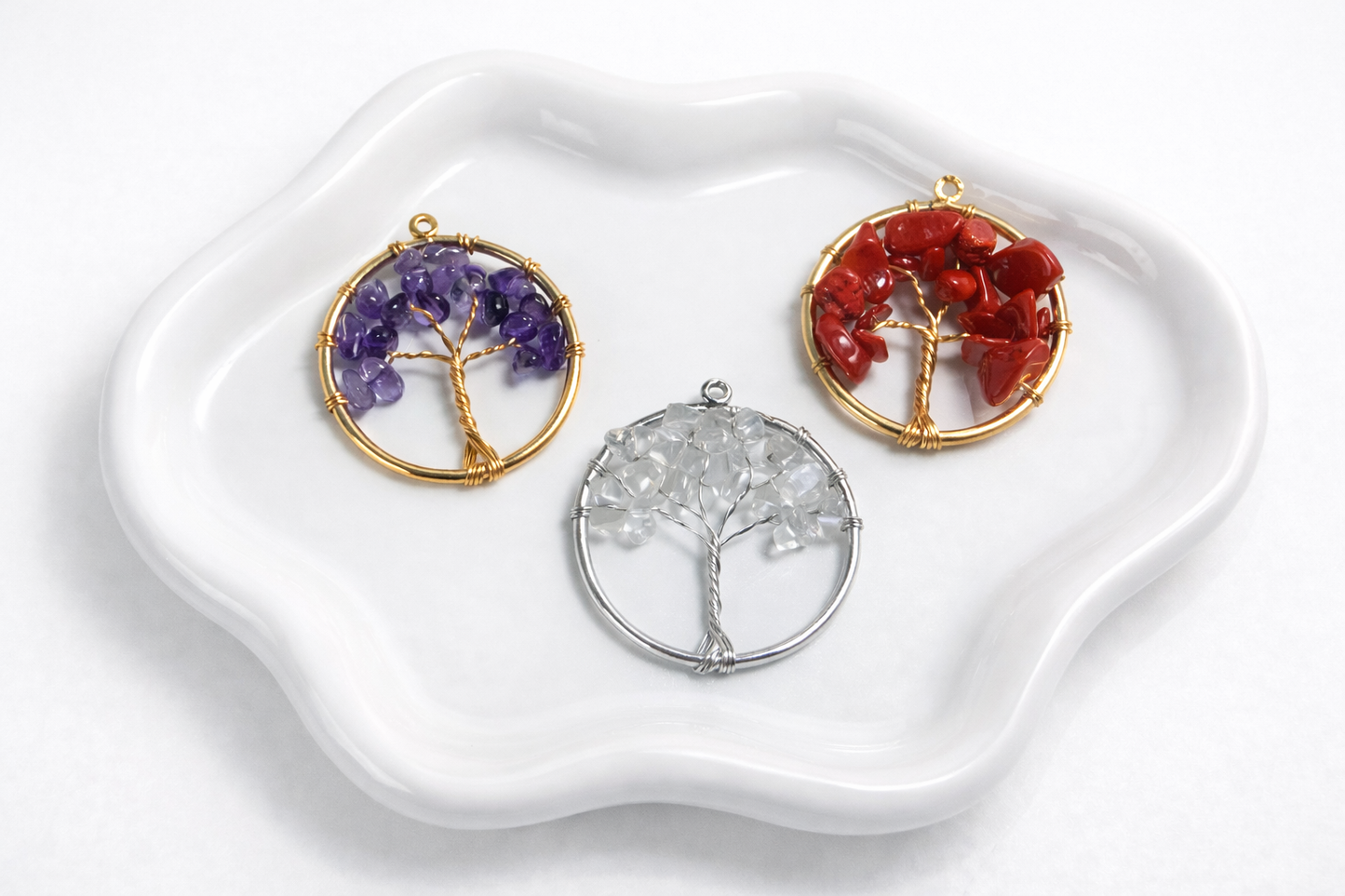 Arbre de Vie - Pendentif Pierre Naturelle