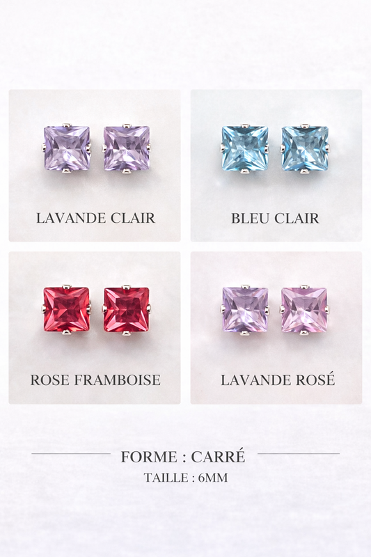 Perles Zircon – Formes & Coloris au Choix