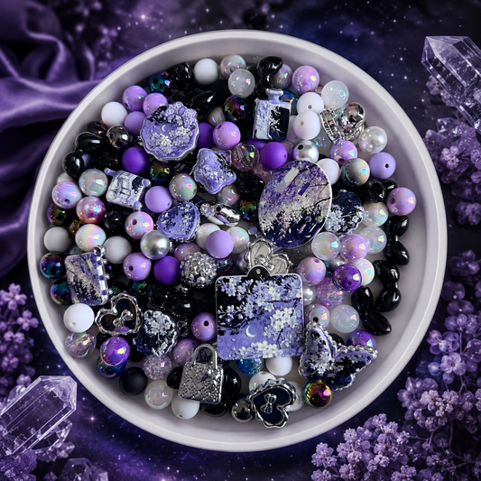 Lavender Eclipse – Mix de Perles Édition Unique